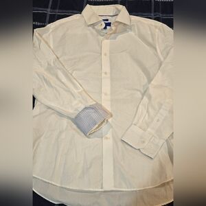 Egara White Dress Shirt Large